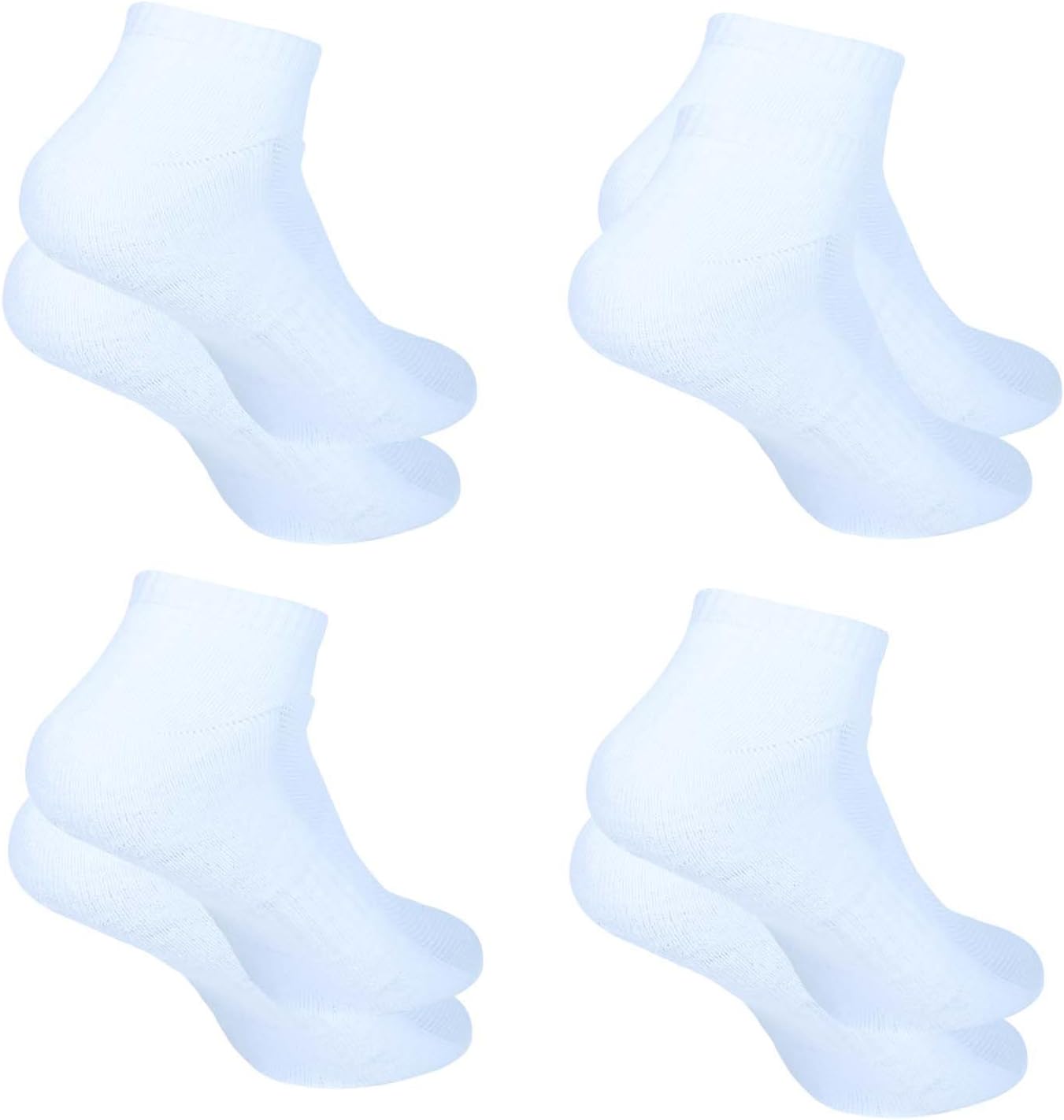 Stylesindia 4 Pack Ankle Socks for Women - Breathable Athletic