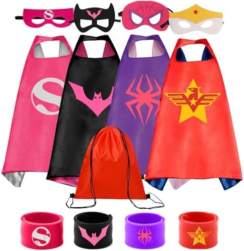KARAZZO Superhero Capes Set for Kids