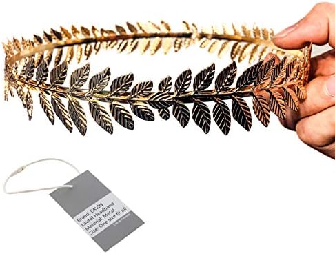 EAWIN Caesar Circlet Gold Leaf Headband for Costume 1