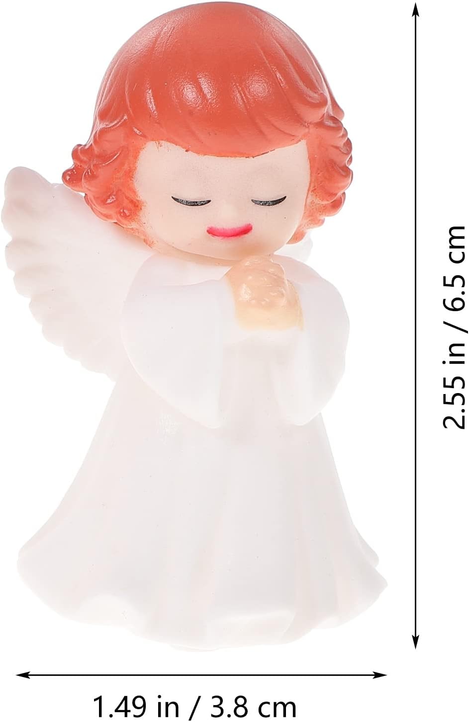 jojofuny Angel Candle 2 Pcs Mini Angels Figurines 1