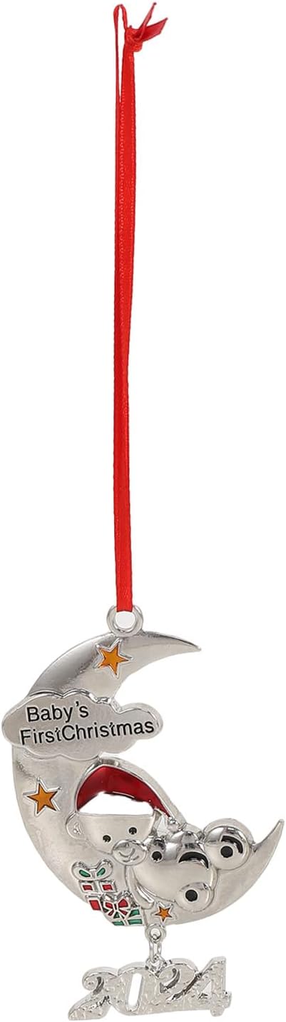 DLOULP Baby First Christmas Tree Pendant
