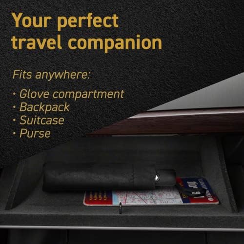 Windproof Travel Umbrella - Lightweight Compact for Men Women