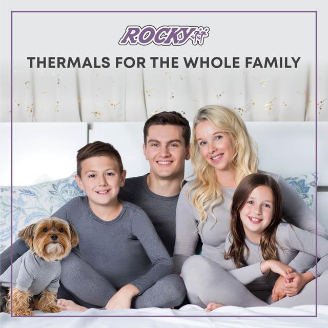 Rocky Thermal Underwear Kids Set - Warm Base Layer for Cold WeatherSkiing