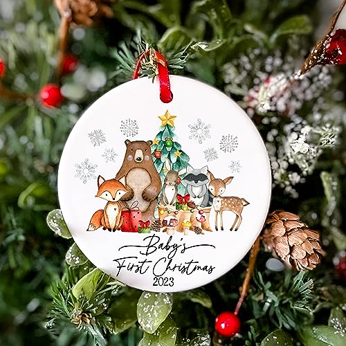 Babys First Christmas Ornament 2023 - Girl Boy