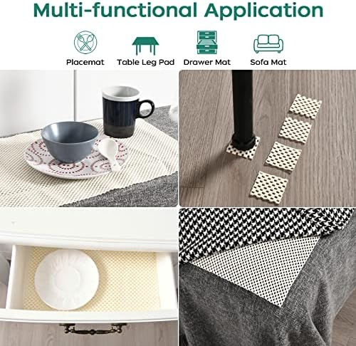 BAGAIL BASICS Non-Slip Rug Pad 2x3 Feet Extra Thick