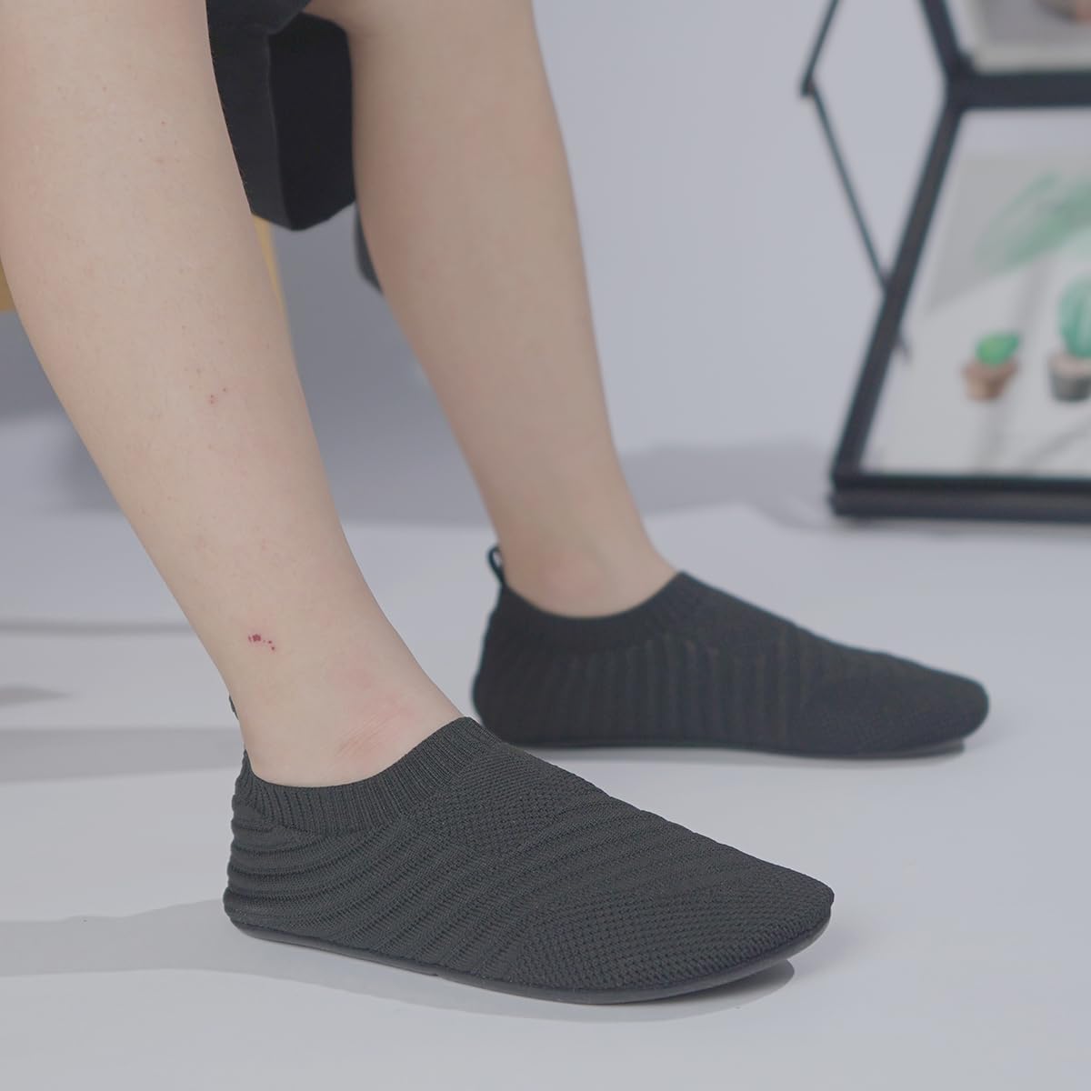 QZKDM Non-Slip Toddler Slippers for Indoor Outdoor Use
