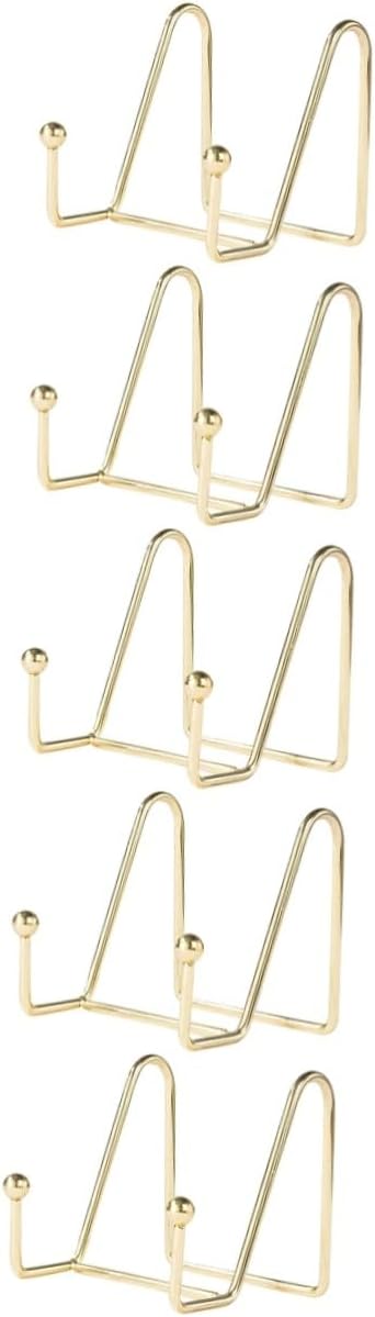 Alipis 5PCS Iron Display Stand for Artwork Books Trays