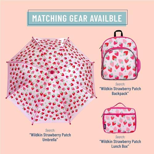 Wildkin Kids Rain Boots with Slip-On Handles and No-Slip Tread
