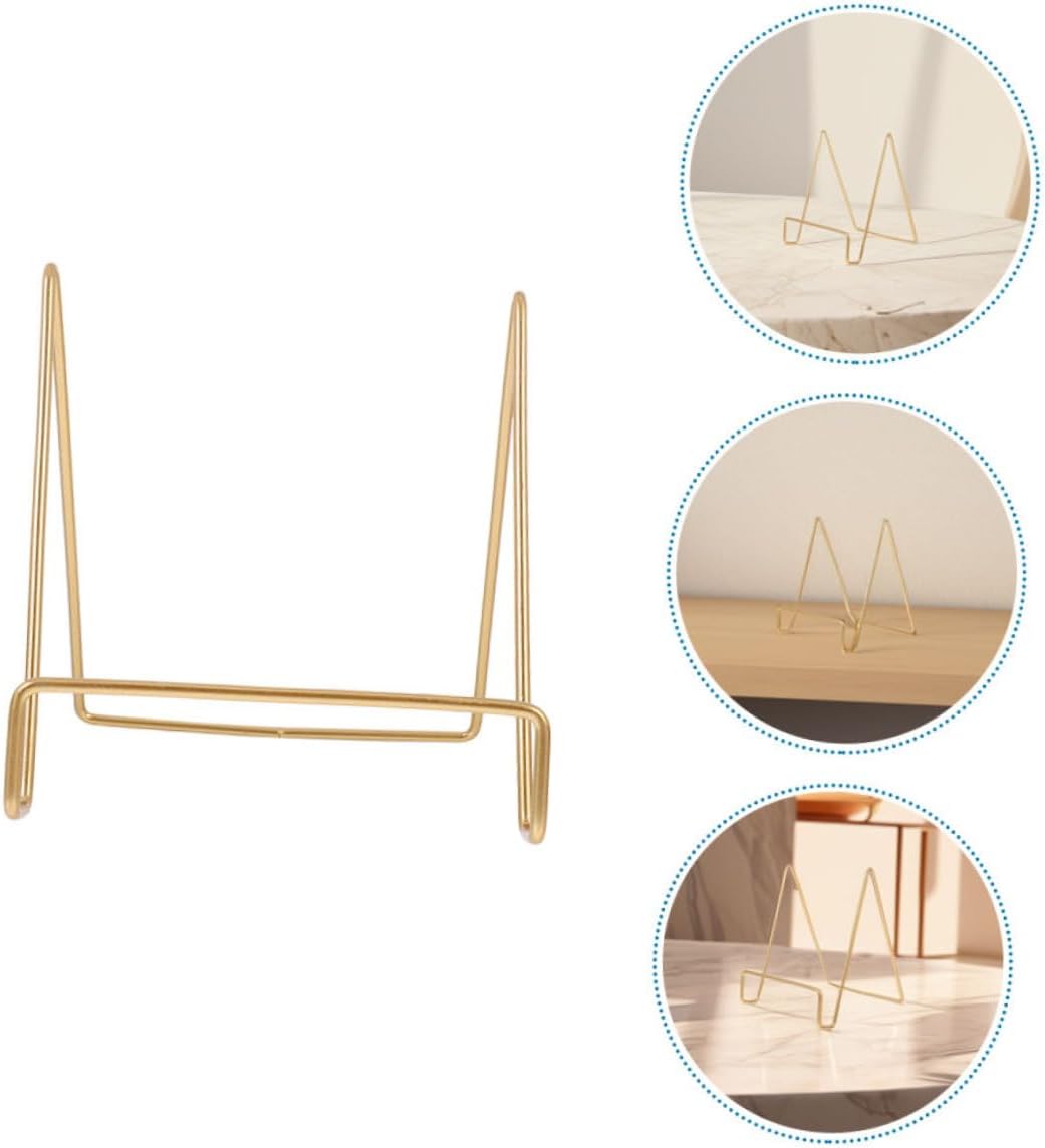 ARTIBETTER 4sets Metal Ornament Holder Display Easel