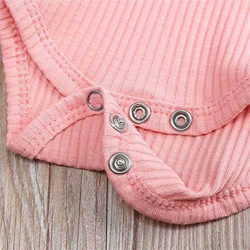 Baby Newborn Cotton Romper Bodysuit Set for Girls