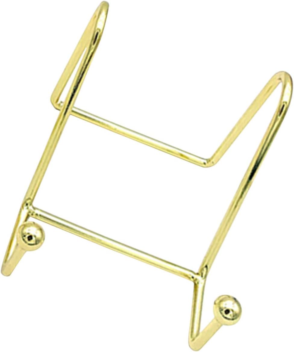 Alipis 5PCS Iron Display Stand for Artwork Books Trays