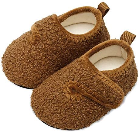 Scurtain Unisex Kids Toddler Slippers Winter