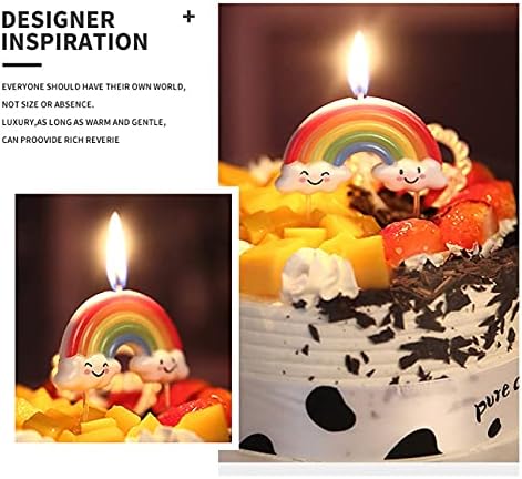 T-shin Rainbow Birthday Candle for Kids