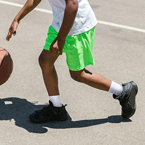 BOOPH 12 Pairs Kids Athletic Crew Socks