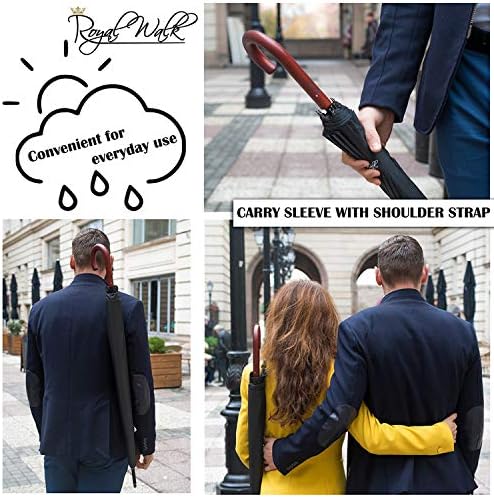 Royal Walk 54 Inch Windproof Large Umbrella for 2 Persons