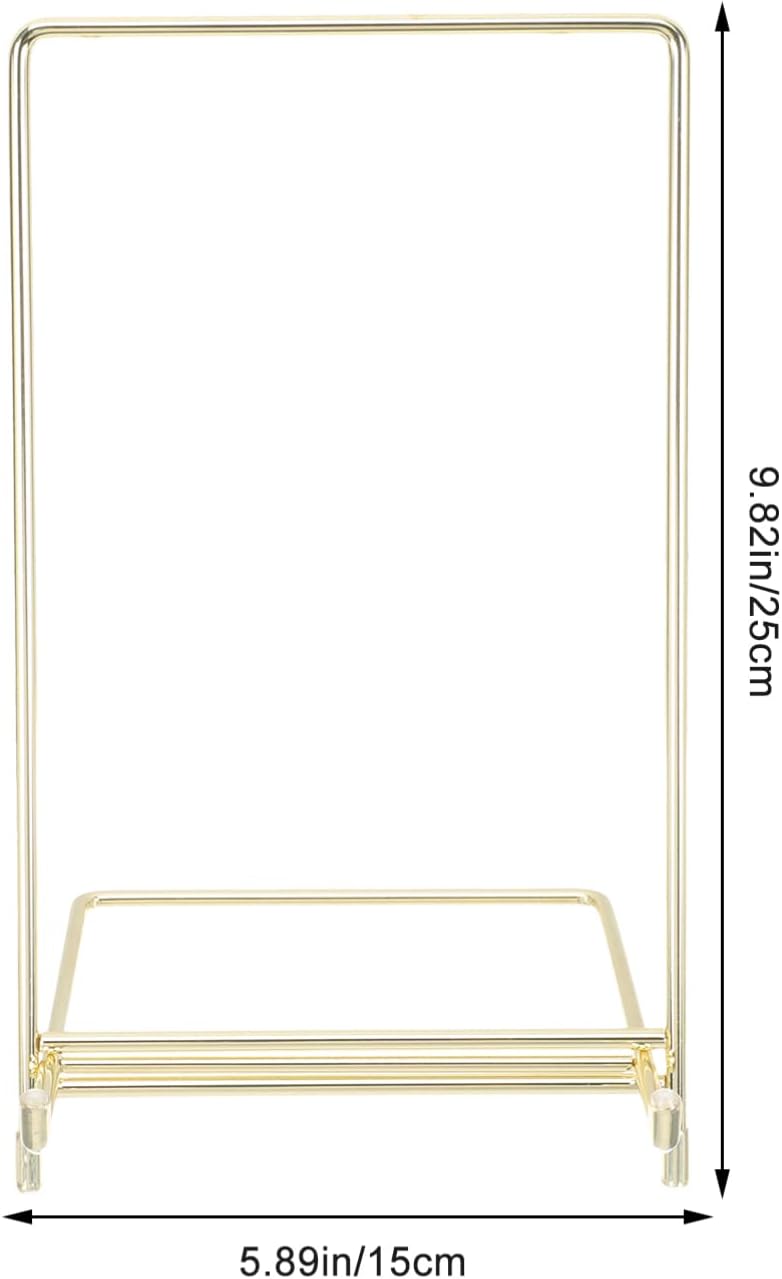 Luxshiny Stainless Steel Recipe Book Holder Stand