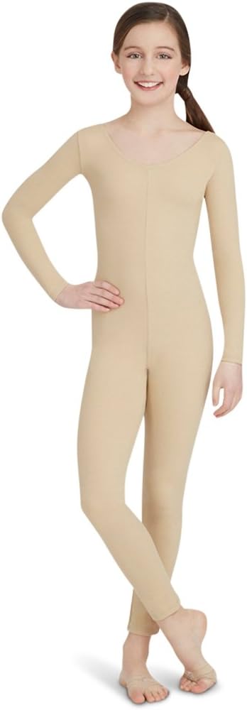 Capezio Girls Team Long Sleeve Unitard 1