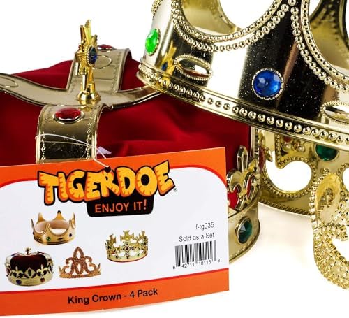 Tigerdoe Kings Crown - 4 Pack Royal Headwear