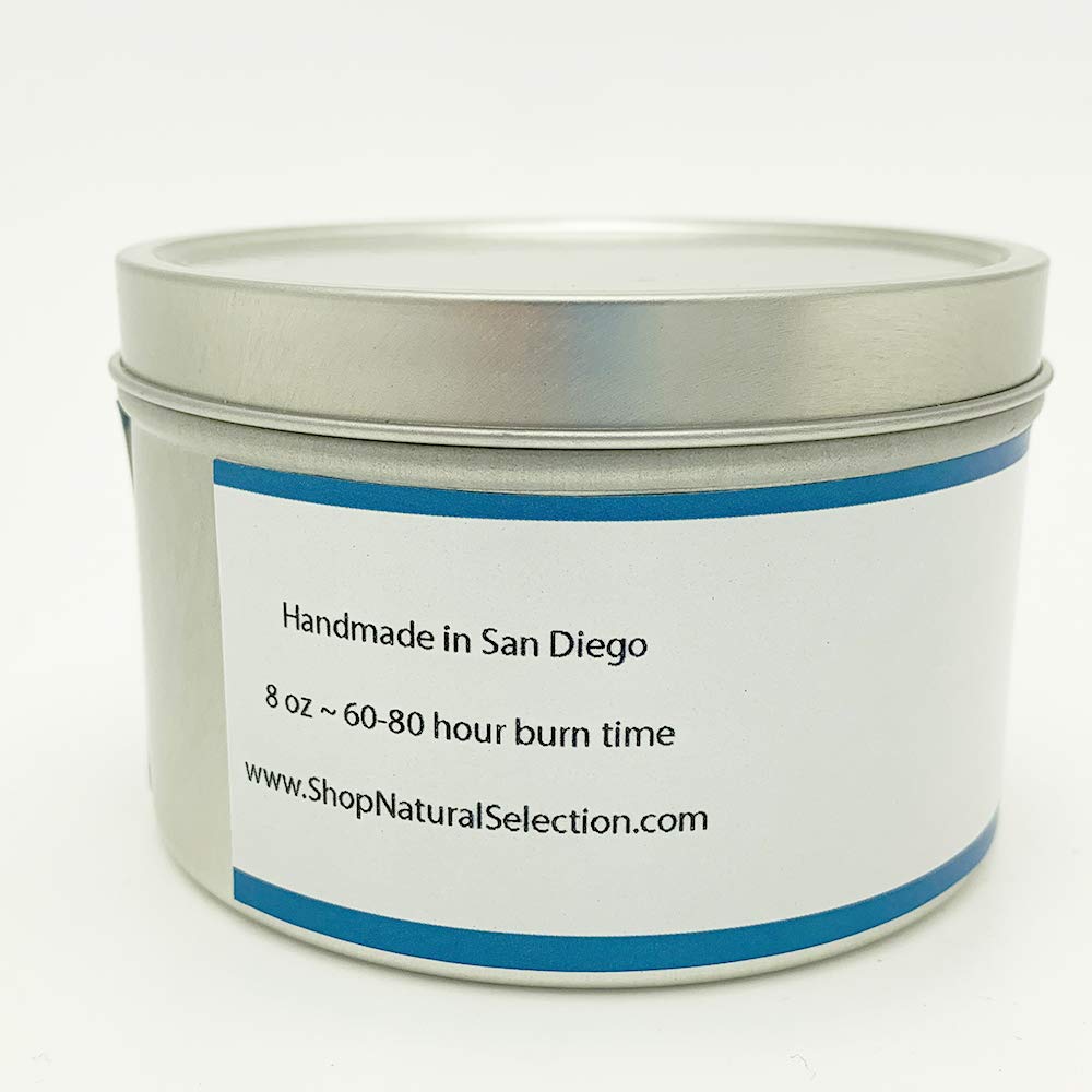 Natural Selection 8 oz Ocean Beach Soy Candle Tin