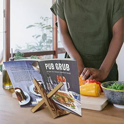 Yitexin 2 Pack 72 Wood Cookbook Stand