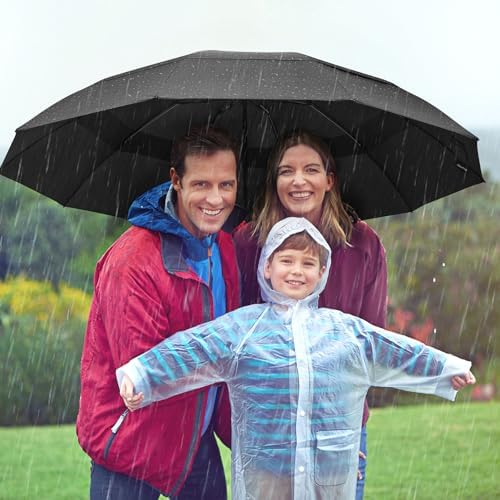 G4Free 62 Inch Double Canopy Folding Golf Umbrella
