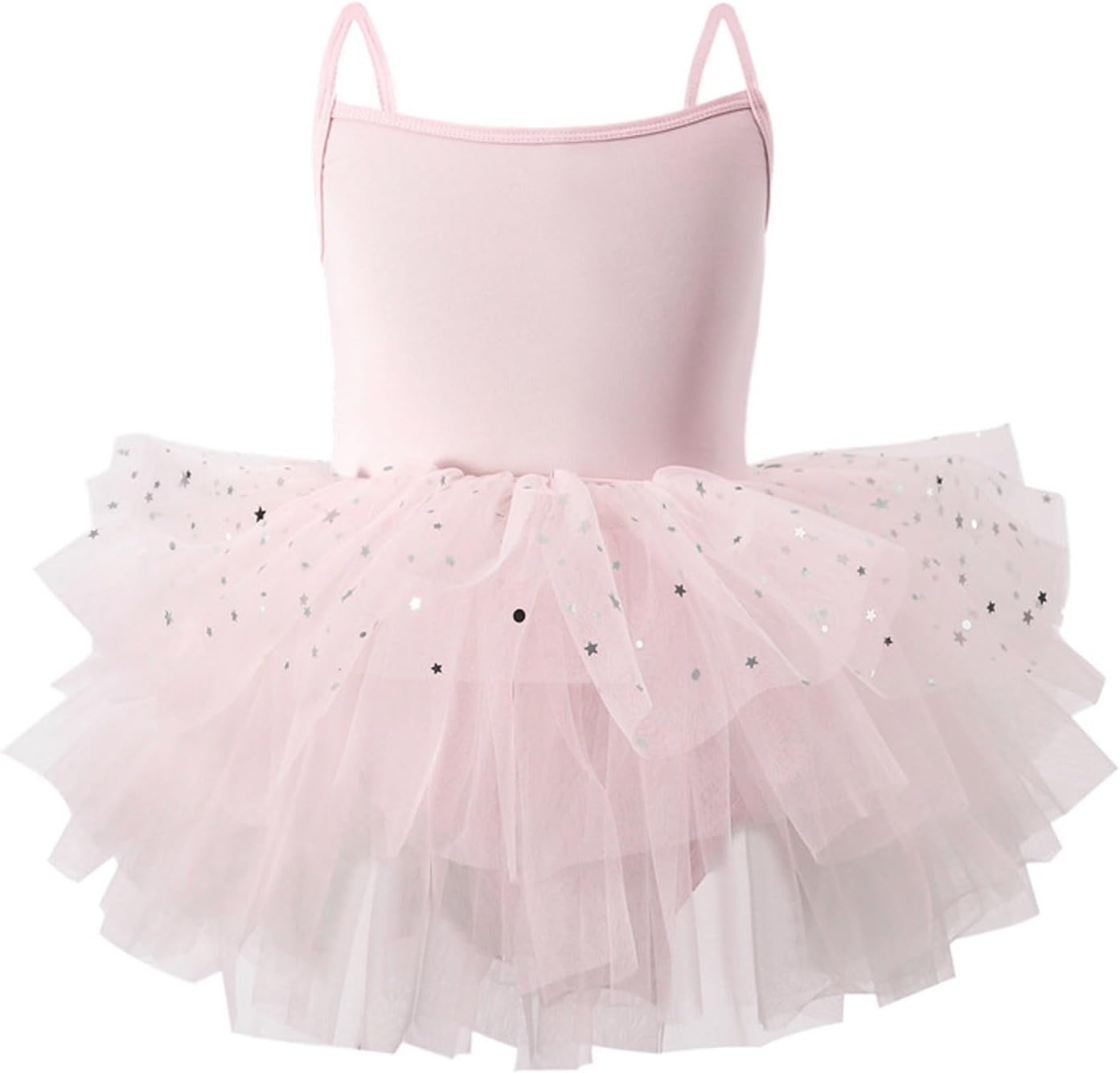 Toddler Girls Shiny Tulle Ballet Leotard Party Dress
