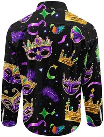 2025 Mardi Gras Long Sleeve T-Shirt Men