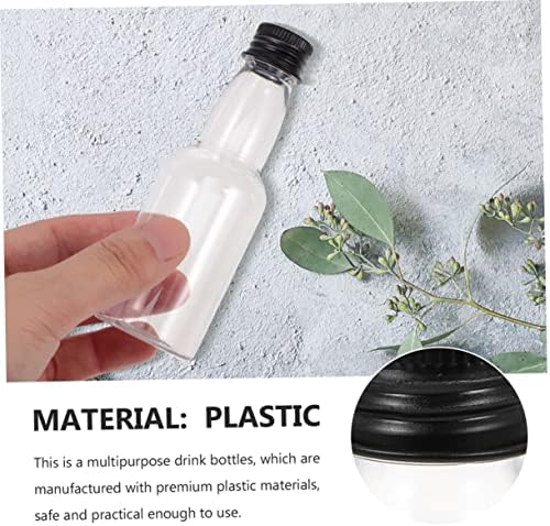 STOBAZA 100ml Mini Wine Bottles 50 Pack Portable