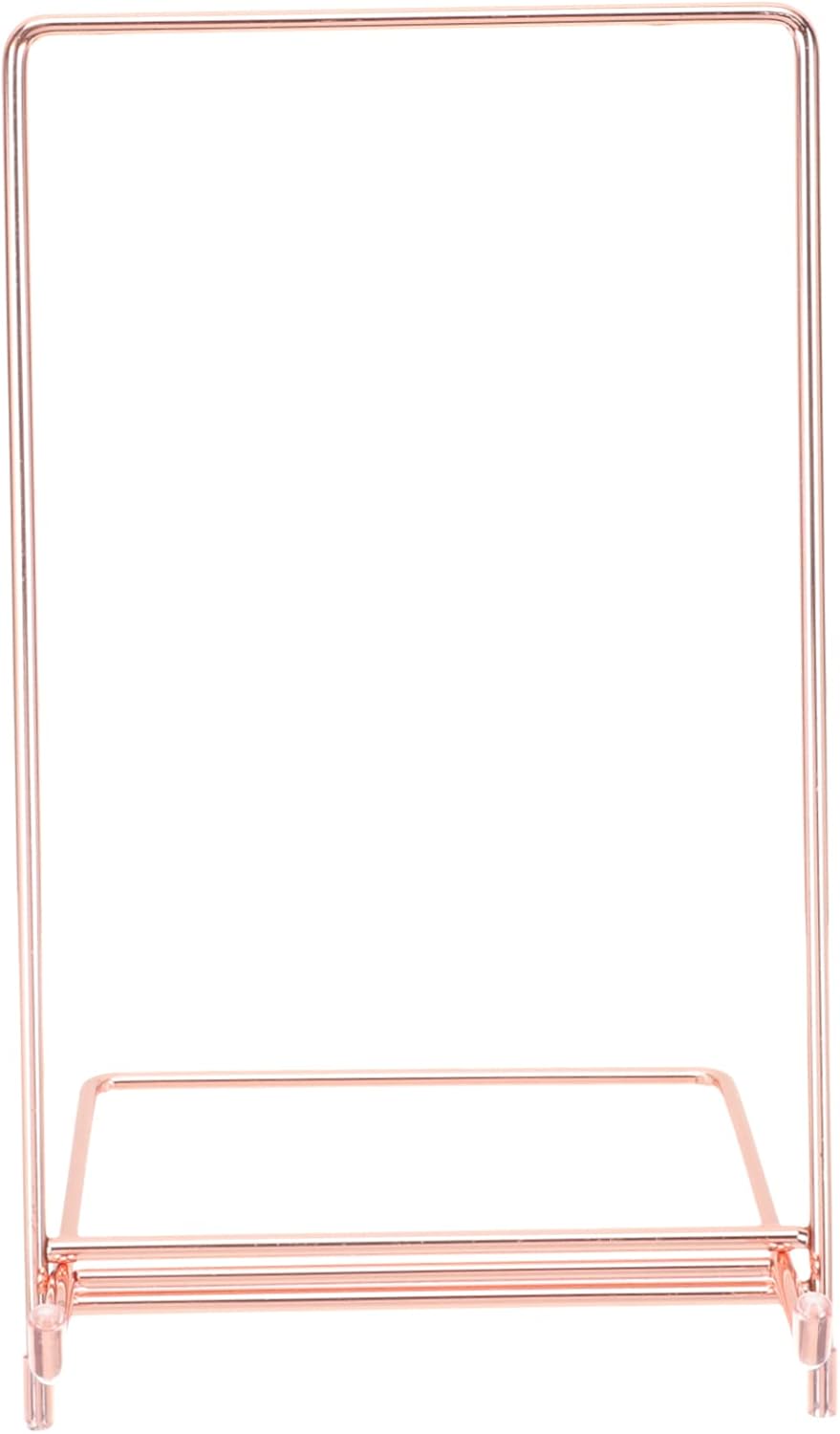 Veemoon Iron Recipe Holder Stand - Modern Stainless Steel Easel Display