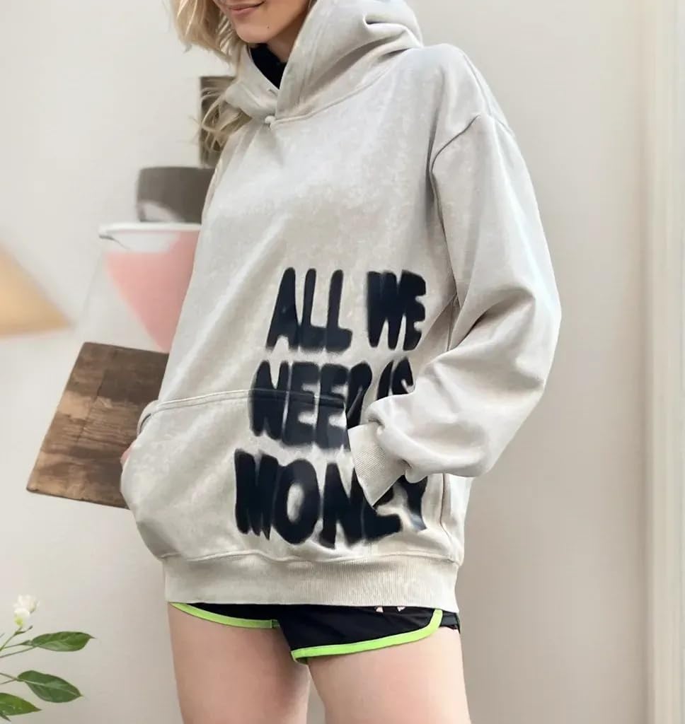 Dynict Unisex Y2K Colorful Oversize Hoodie