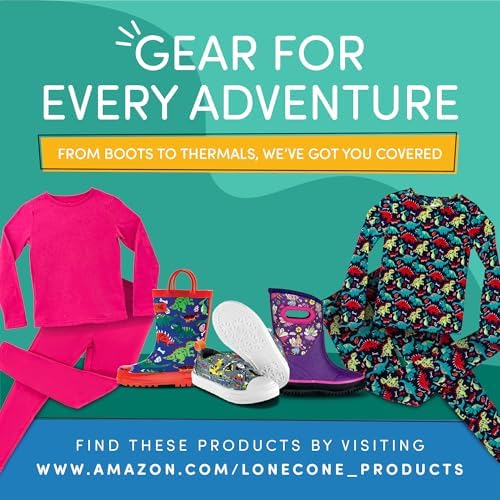 Lone Cone Premium Rain Boots for Kids with Solid Design