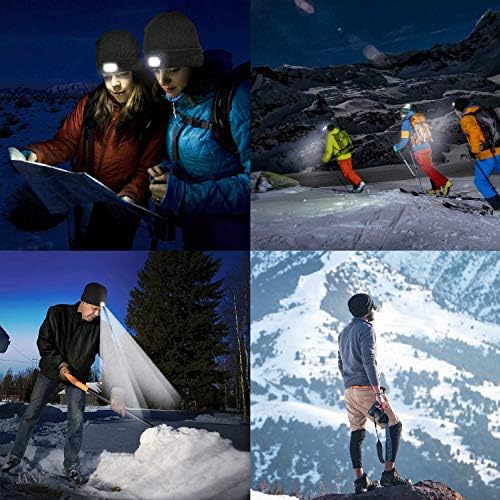 Tutuko LED Beanie with Flashlight USB Rechargeable