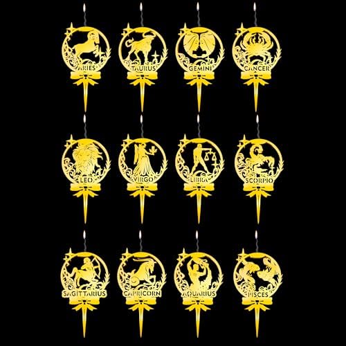 Luxury Gold Birthday Candle Topper - Reusable Elegant