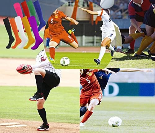 Fitliva Knee High Sports Socks Unisex Multicolor