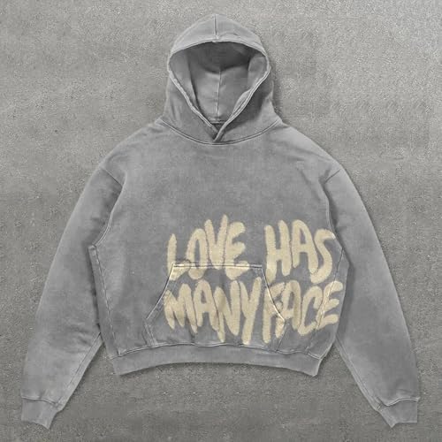 Dynict Unisex Y2K Colorful Oversize Hoodie