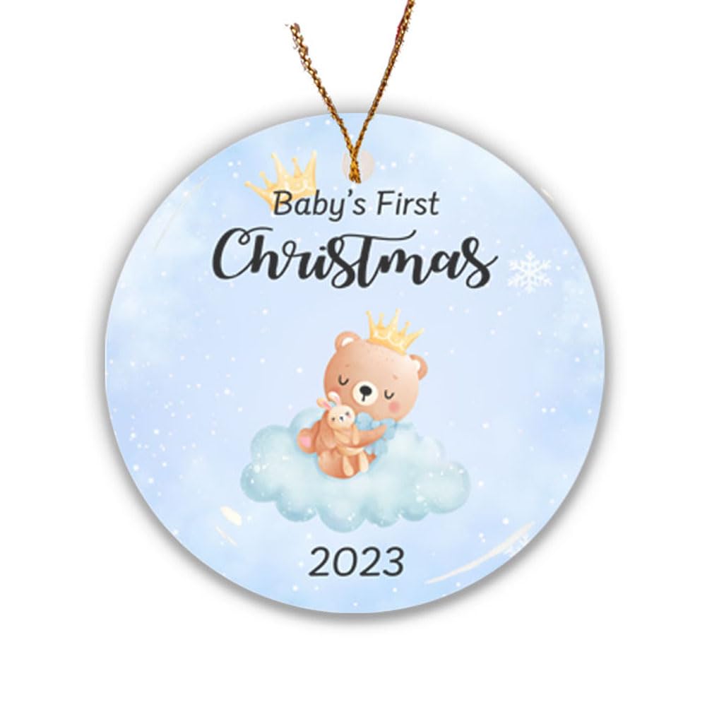 Tubbie Basic Baby First Christmas Ornament 2023