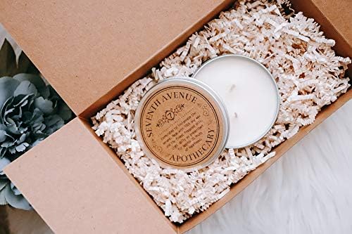 Premium Scented Soy Candle - Sea Salt Sandalwood - Travel Tin