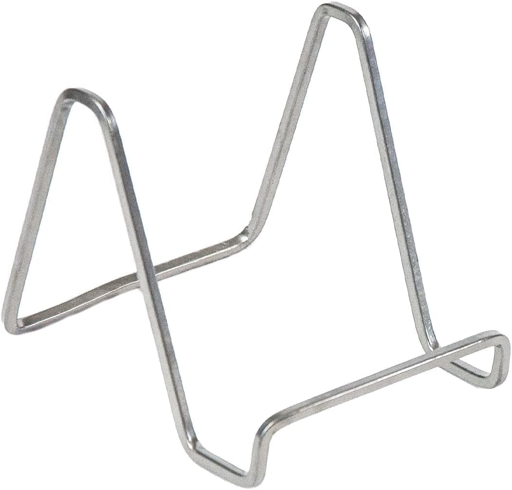 TRIPAR 6-Pack 4-Inch Metal Square Book Holder Stand
