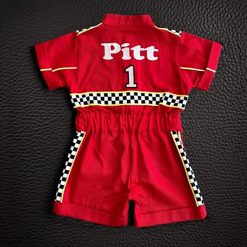 Handmade Race Car Driver Costume for Toddlers 12-18 Months