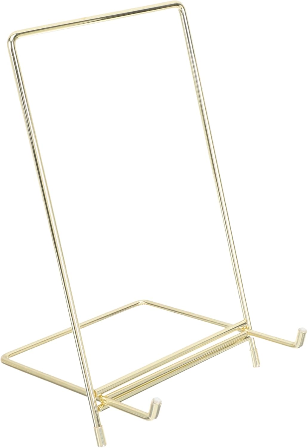 Amosfun Metallic Cookbook Holder Display Stand for Books Plates Artwork