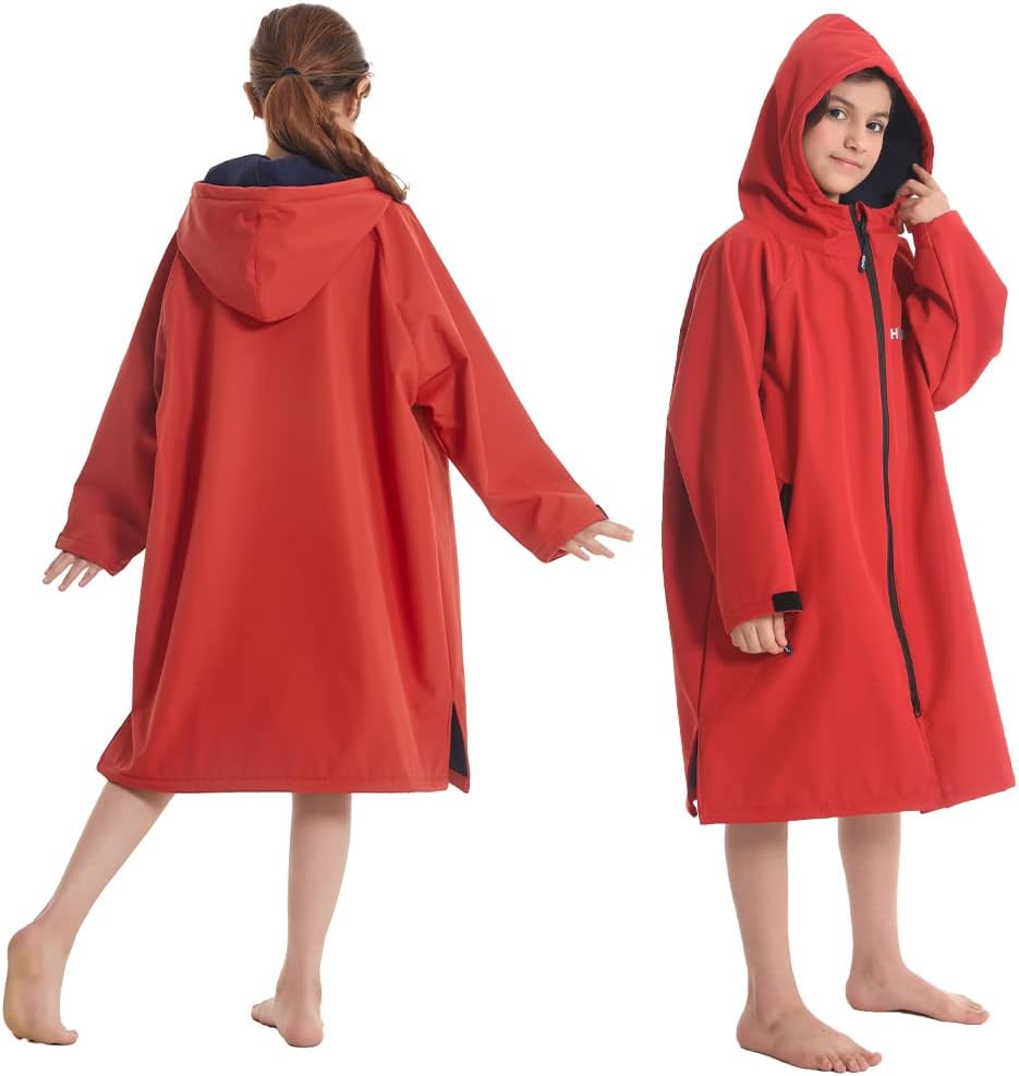 Hiturbo Kids Waterproof Windproof Swimmer Jacket