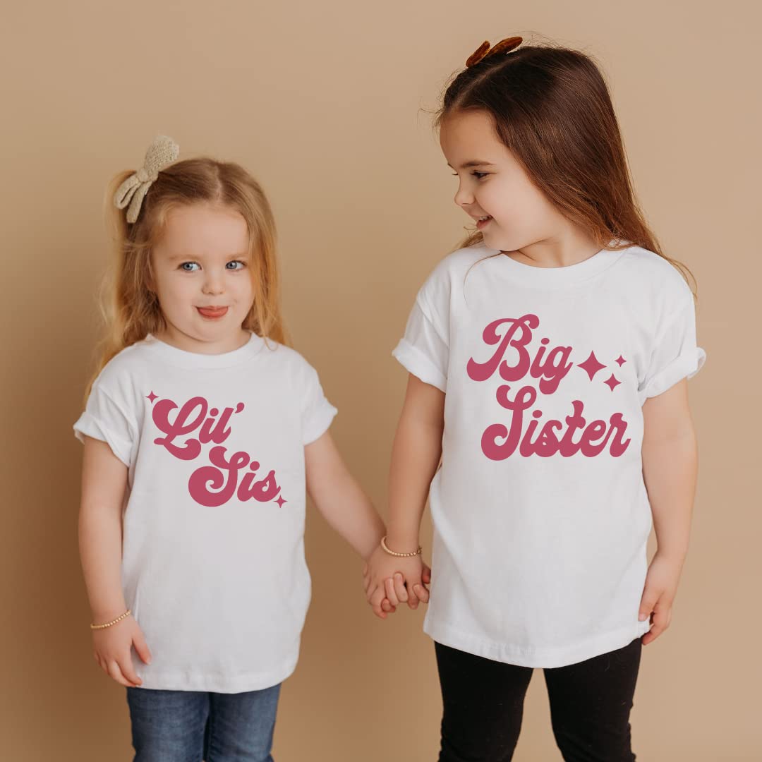 Big Brother Little Sister Matching Shirts Set for Baby and Toddler