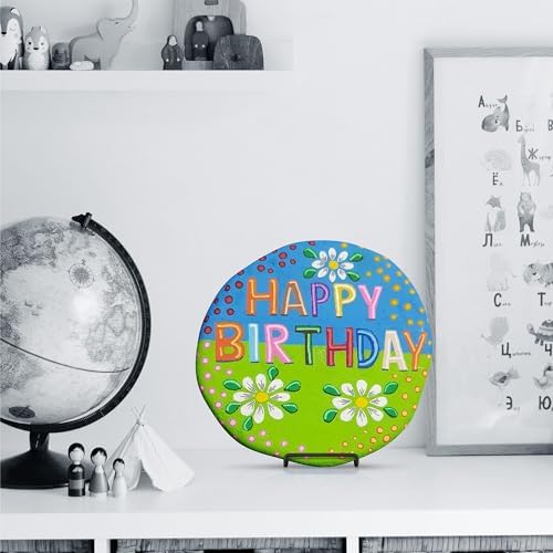 SOTER 2Pack Adjustable Display Stands for Plates Books and Art Black