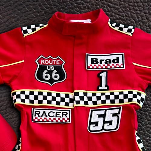 Handmade Race Car Driver Costume for Toddlers 12-18 Months