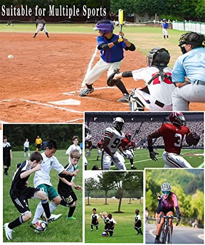 Thaplay Baseball Socks 3 Pairs for Kids Youths Adults 4-20 Years