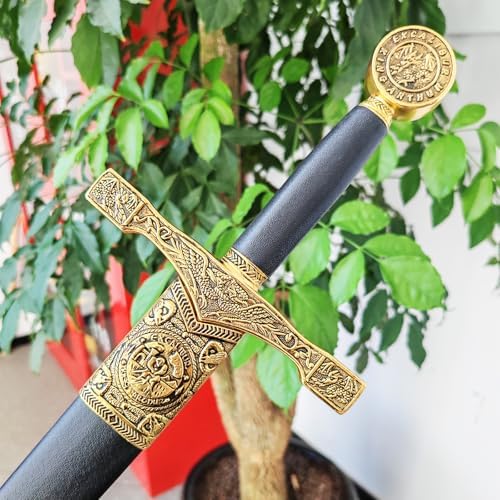 Ziqing Medieval Crusader Sword Metal Blade Cosplay Prop