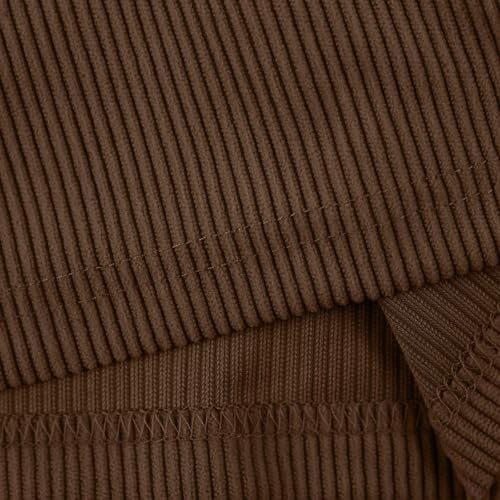 Finelylove Mens Cargo Shorts with Pockets and Elastic Waist