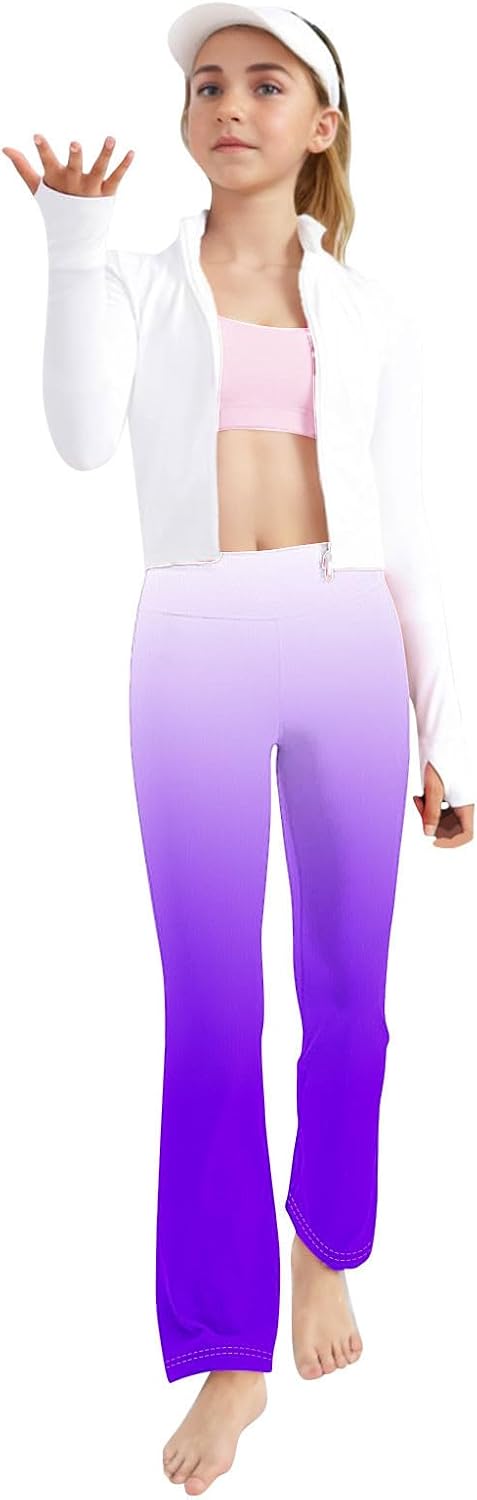 Toddler Girls Gradient Yoga Pants 2-13 Years
