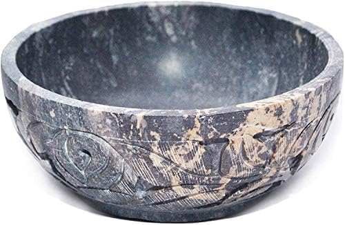 KC KULLICRAFT Marble Soapstone Smudge Bowl