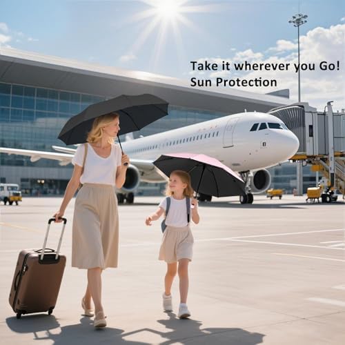 BAODINI Compact UV Folding Umbrella for Travel